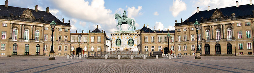 Kööpenhaminan Amalienborgin linna