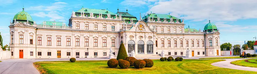 Nähtävyys Wienissä - Belvederen palatsi