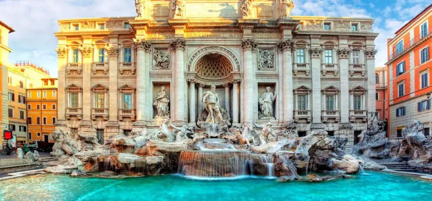 Rooman suihkulähde Fontana di Trevi