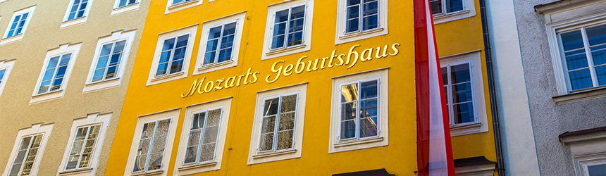 Mozartin syntymäkoti Salzburgissa