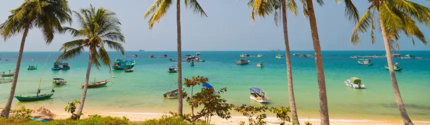Phu Quoc rantakohde Vietnamissa