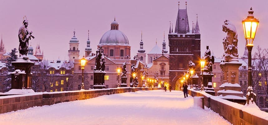 Praha joulukuussa