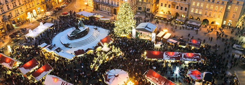 Prahan joulumarkkinat