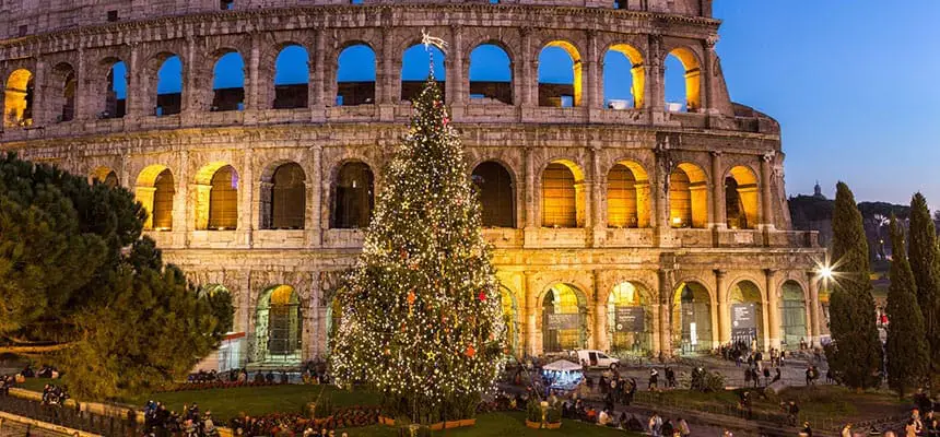 Rooma joulukuussa